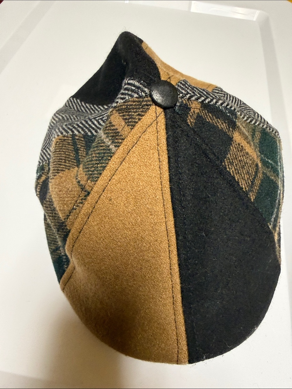 Guinness Boston Scally Flat Cap in Black, Tan & Green - Classic Men's Hat - Picture 7 of 8